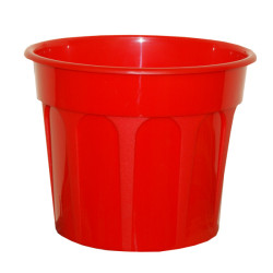 Doniczka Karo 13 czerwona...